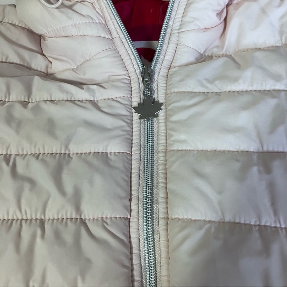 Canada Goose Girls Light Pink Quilted Puffer Jacket-Large - Picture 5 of 16